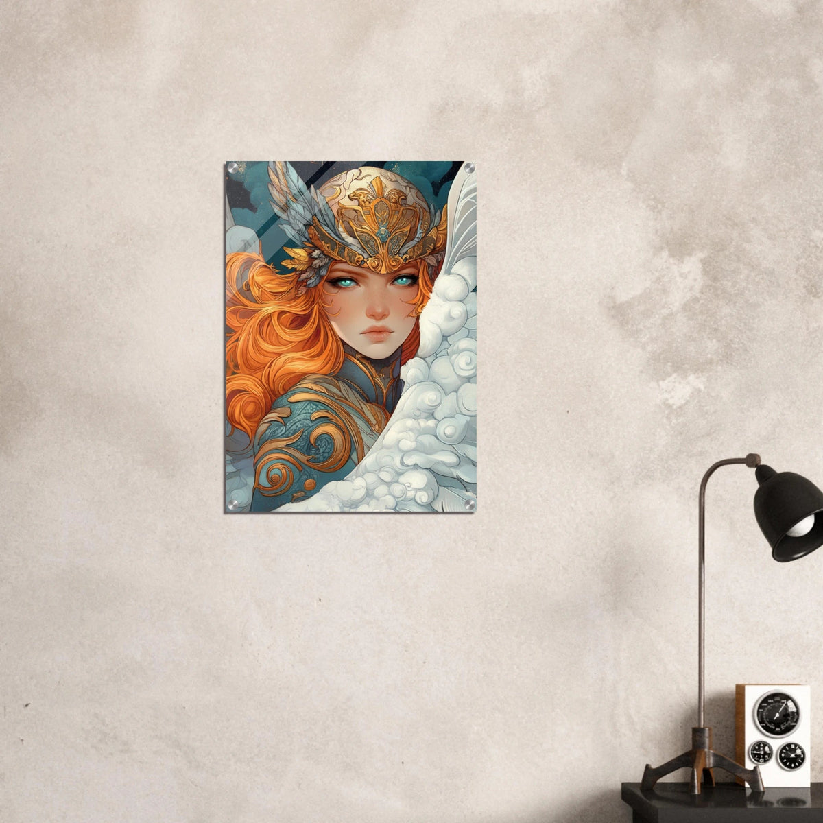 Art Nouveau Valkyries Flight Art Nouveau Close - Shop Ai Art WebShop - Digital Art online Store