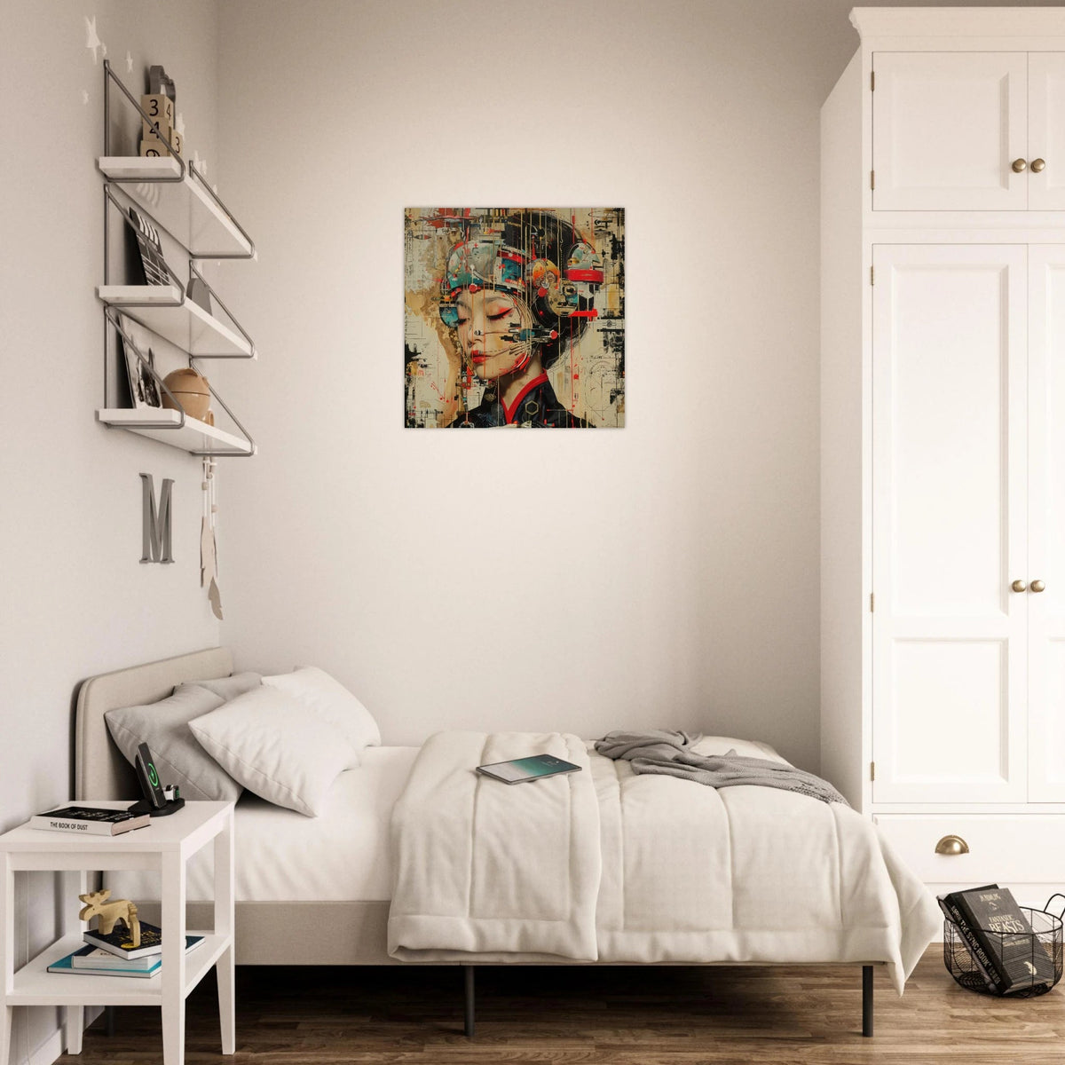 Asianfuturism swedish sharkansas in abstract style - Shop Ai Art WebShop - Digital Art online Store