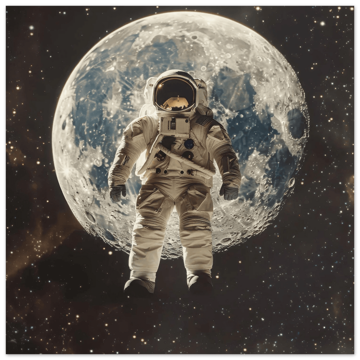 Astronaut lost in Space Moon Gravity - Shop Ai Art WebShop - Digital Art online Store