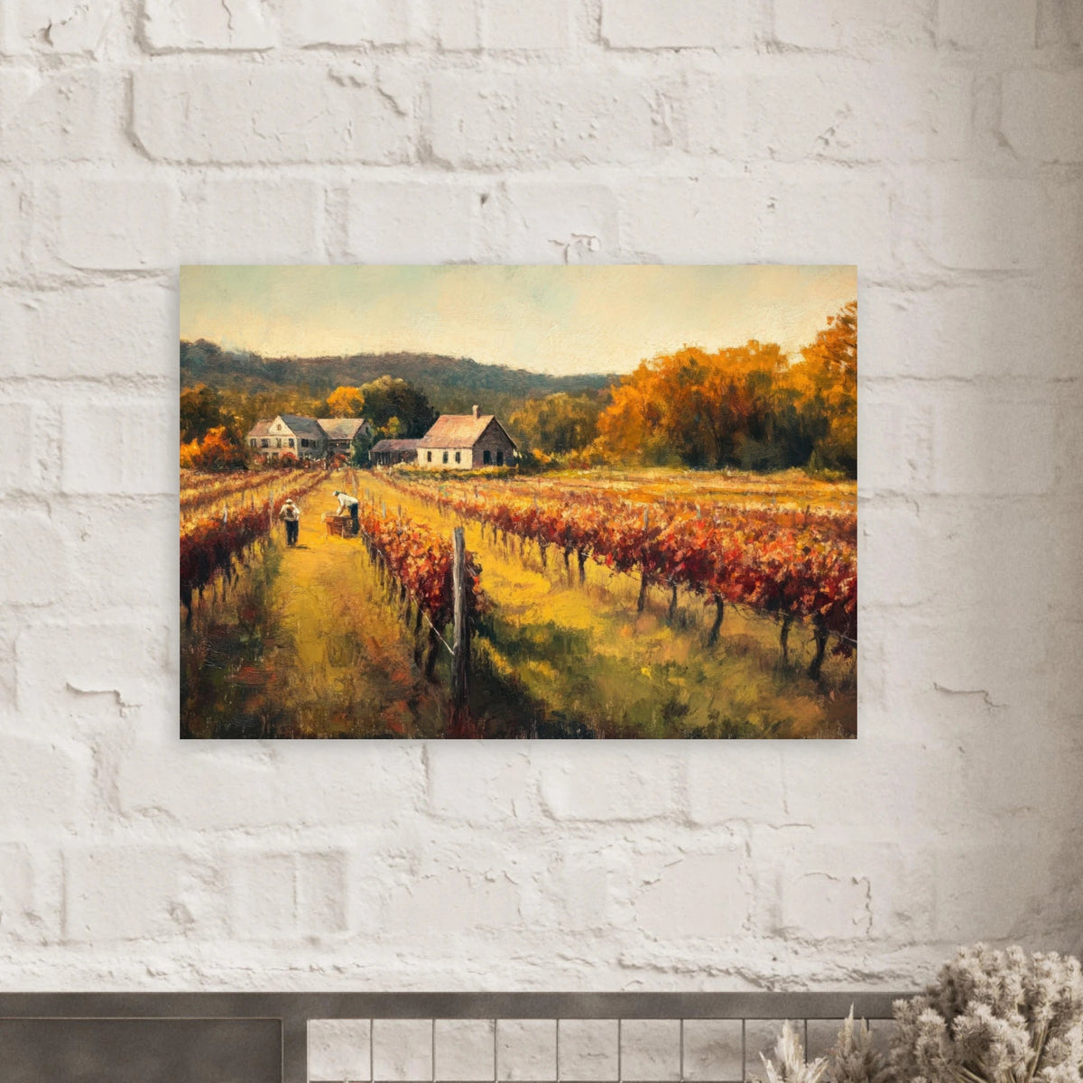 Autumn Vineyard Harvest A picturesque vineyards 2 - Shop Ai Art WebShop - Digital Art online Store