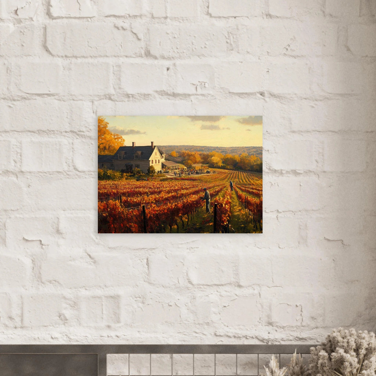 Autumn Vineyard Harvest A picturesque vineyards 3 - Shop Ai Art WebShop - Digital Art online Store