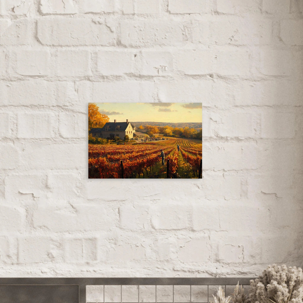 Autumn Vineyard Harvest A picturesque vineyards 3 - Shop Ai Art WebShop - Digital Art online Store