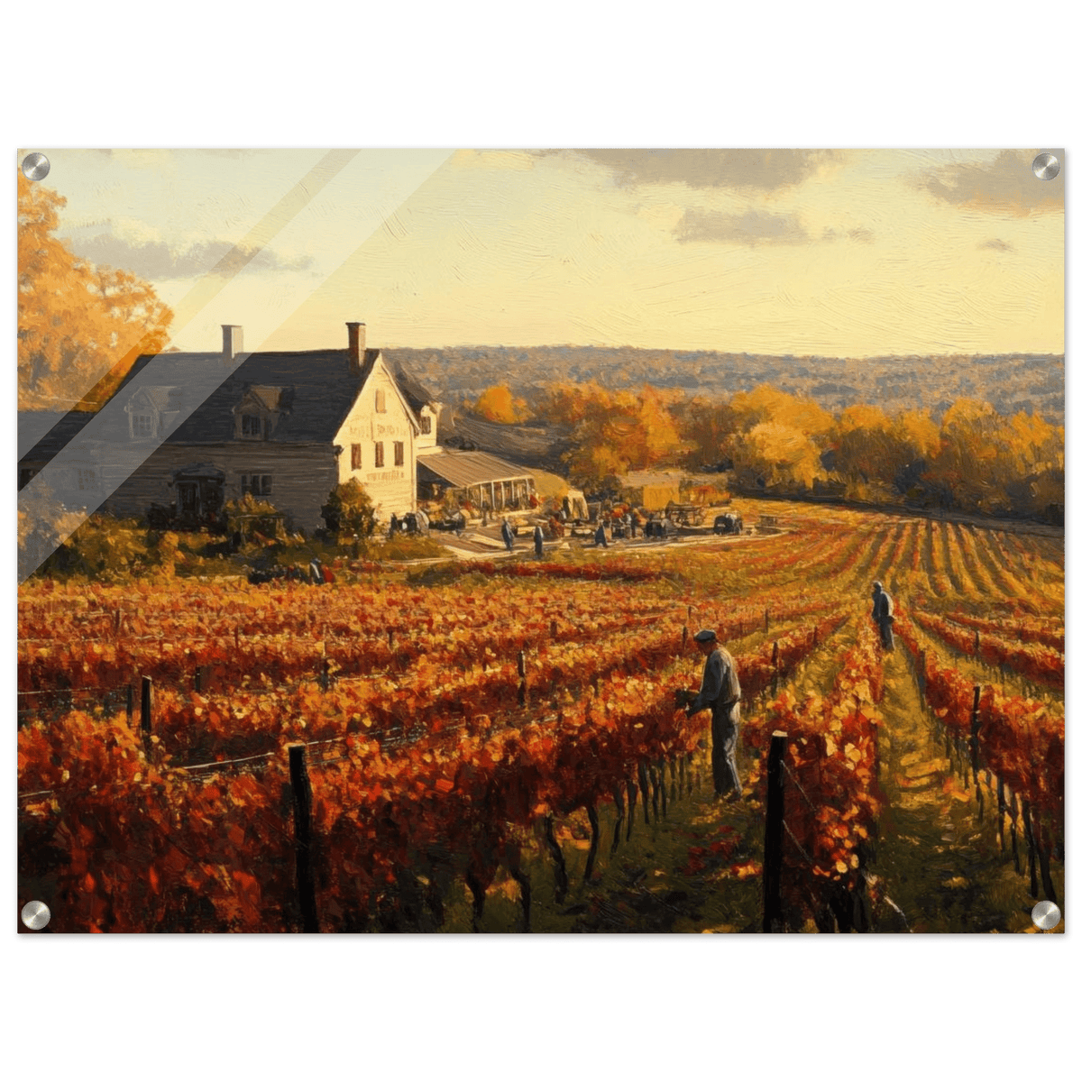 Autumn Vineyard Harvest A picturesque vineyards 3 - Shop Ai Art WebShop - Digital Art online Store