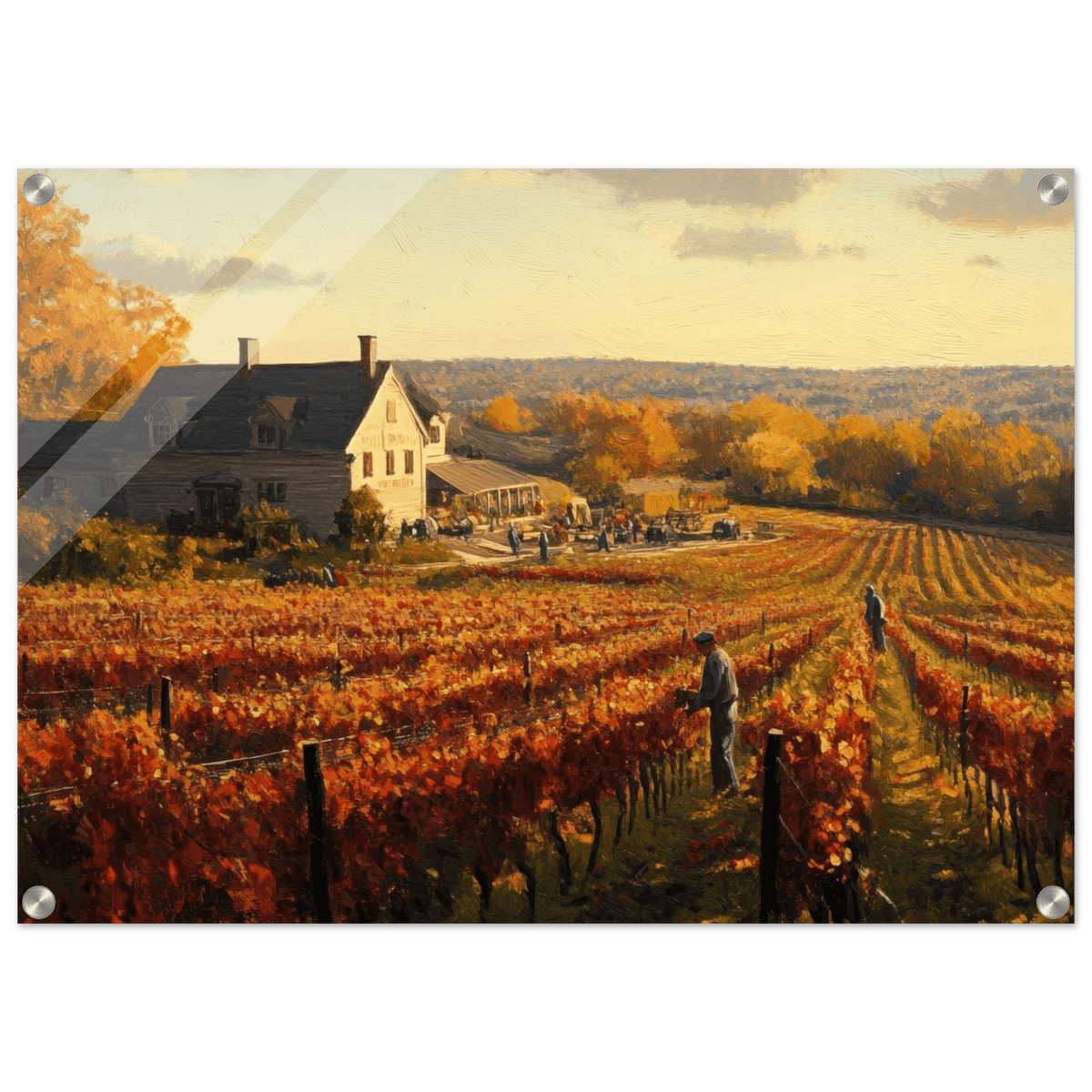 Autumn Vineyard Harvest A picturesque vineyards 3 - Shop Ai Art WebShop - Digital Art online Store