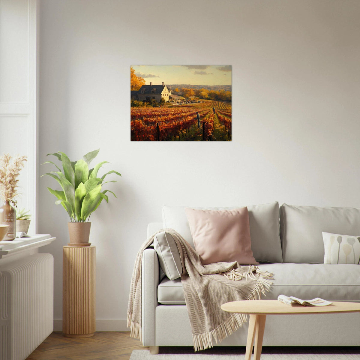 Autumn Vineyard Harvest A picturesque vineyards 3 - Shop Ai Art WebShop - Digital Art online Store