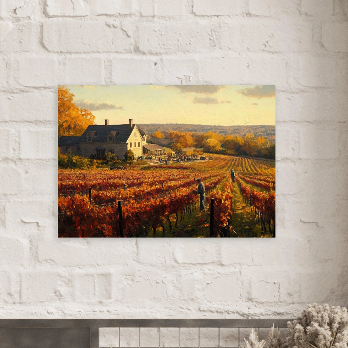 Autumn Vineyard Harvest A picturesque vineyards 3 - Shop Ai Art WebShop - Digital Art online Store