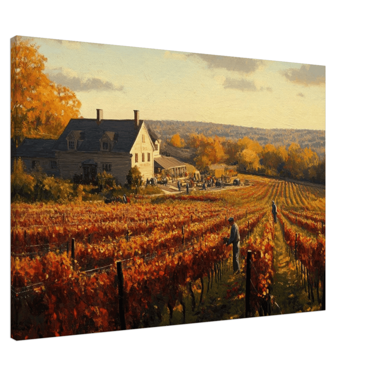 Autumn Vineyard Harvest A picturesque vineyards 3 - Shop Ai Art WebShop - Digital Art online Store