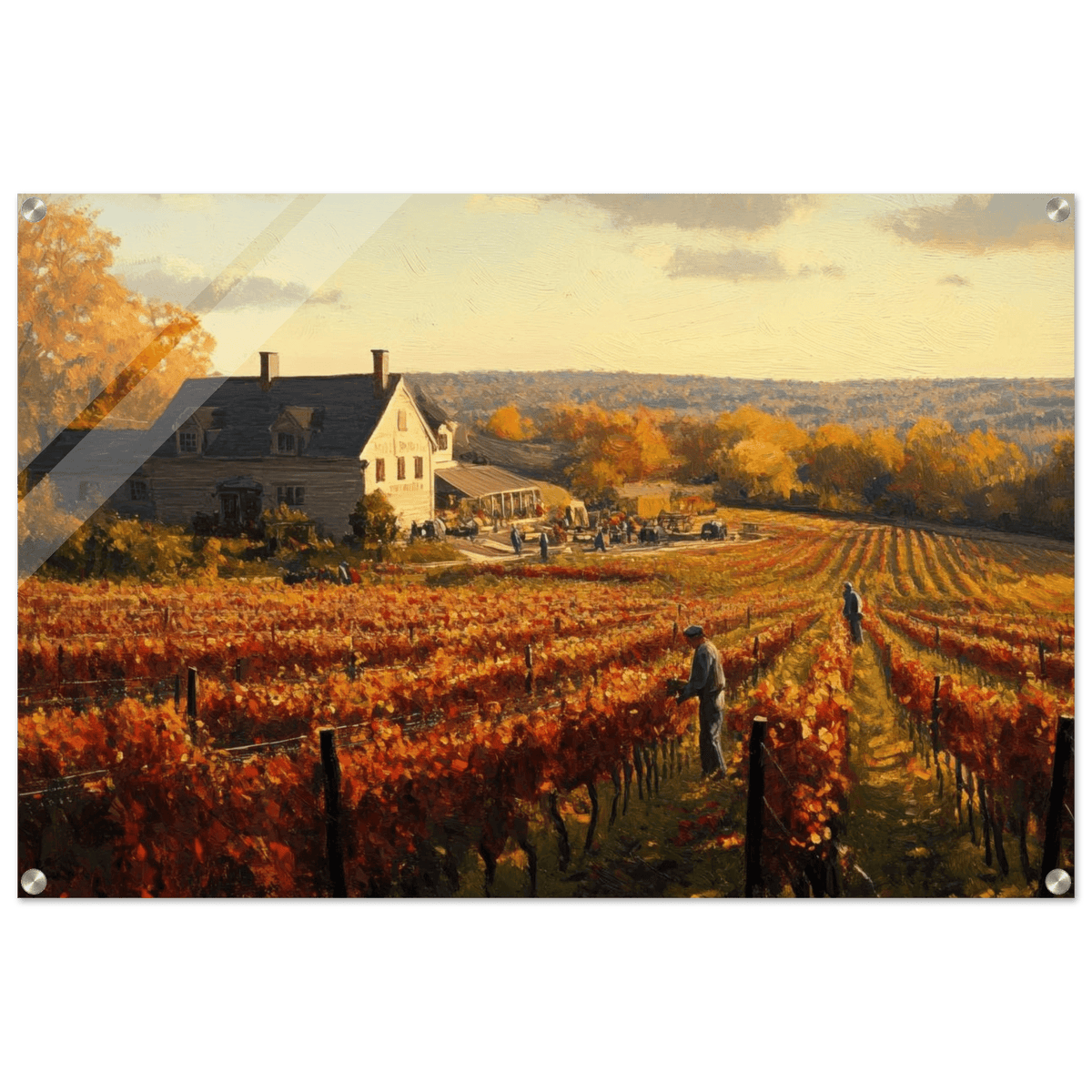 Autumn Vineyard Harvest A picturesque vineyards 3 - Shop Ai Art WebShop - Digital Art online Store