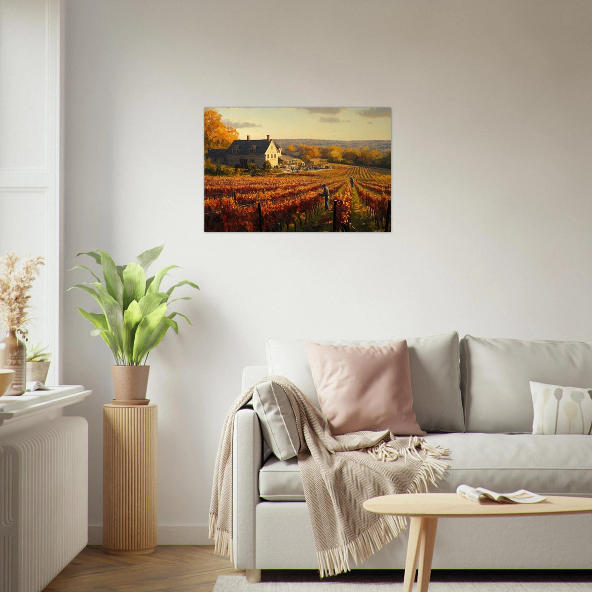 Autumn Vineyard Harvest A picturesque vineyards 3 - Shop Ai Art WebShop - Digital Art online Store