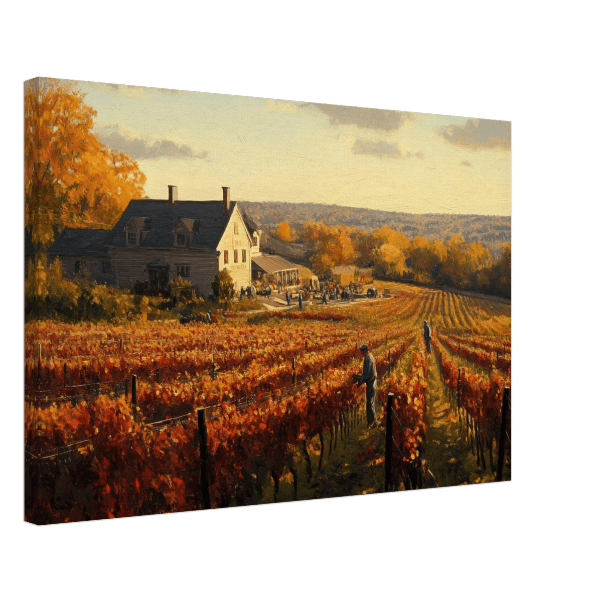 Autumn Vineyard Harvest A picturesque vineyards 3 - Shop Ai Art WebShop - Digital Art online Store