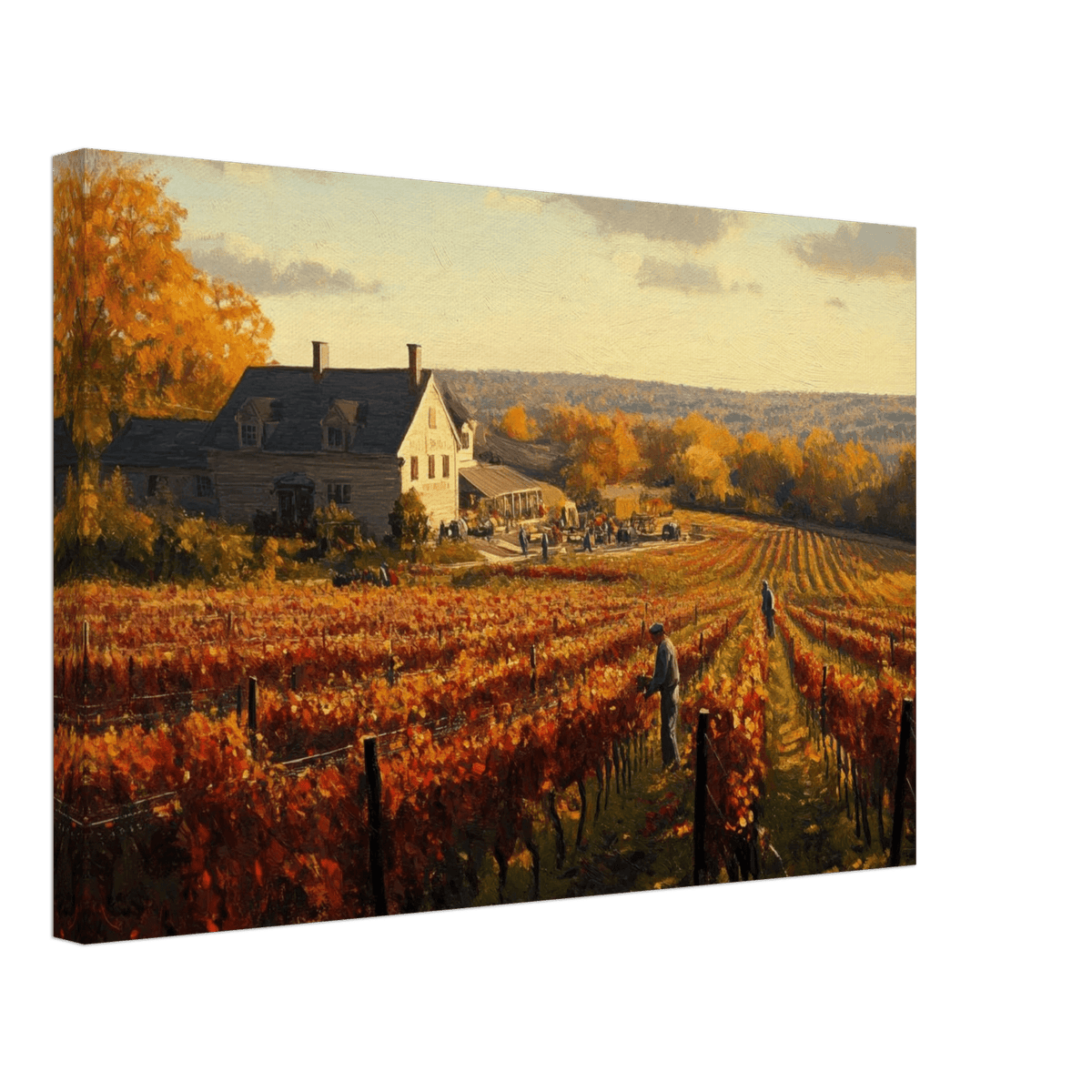 Autumn Vineyard Harvest A picturesque vineyards 3 - Shop Ai Art WebShop - Digital Art online Store