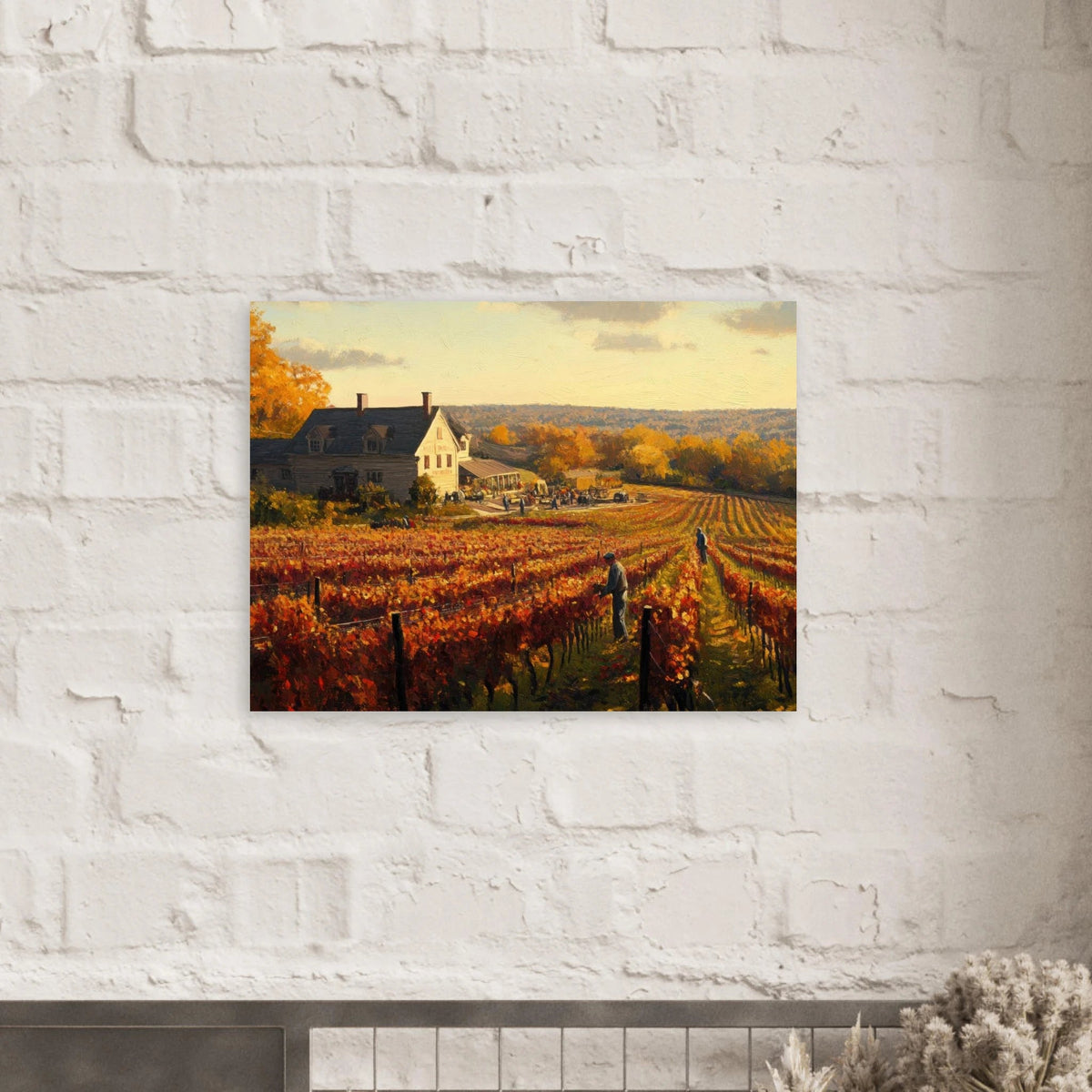 Autumn Vineyard Harvest A picturesque vineyards 3 - Shop Ai Art WebShop - Digital Art online Store