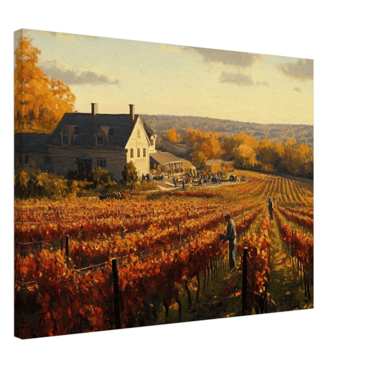 Autumn Vineyard Harvest A picturesque vineyards 3 - Shop Ai Art WebShop - Digital Art online Store