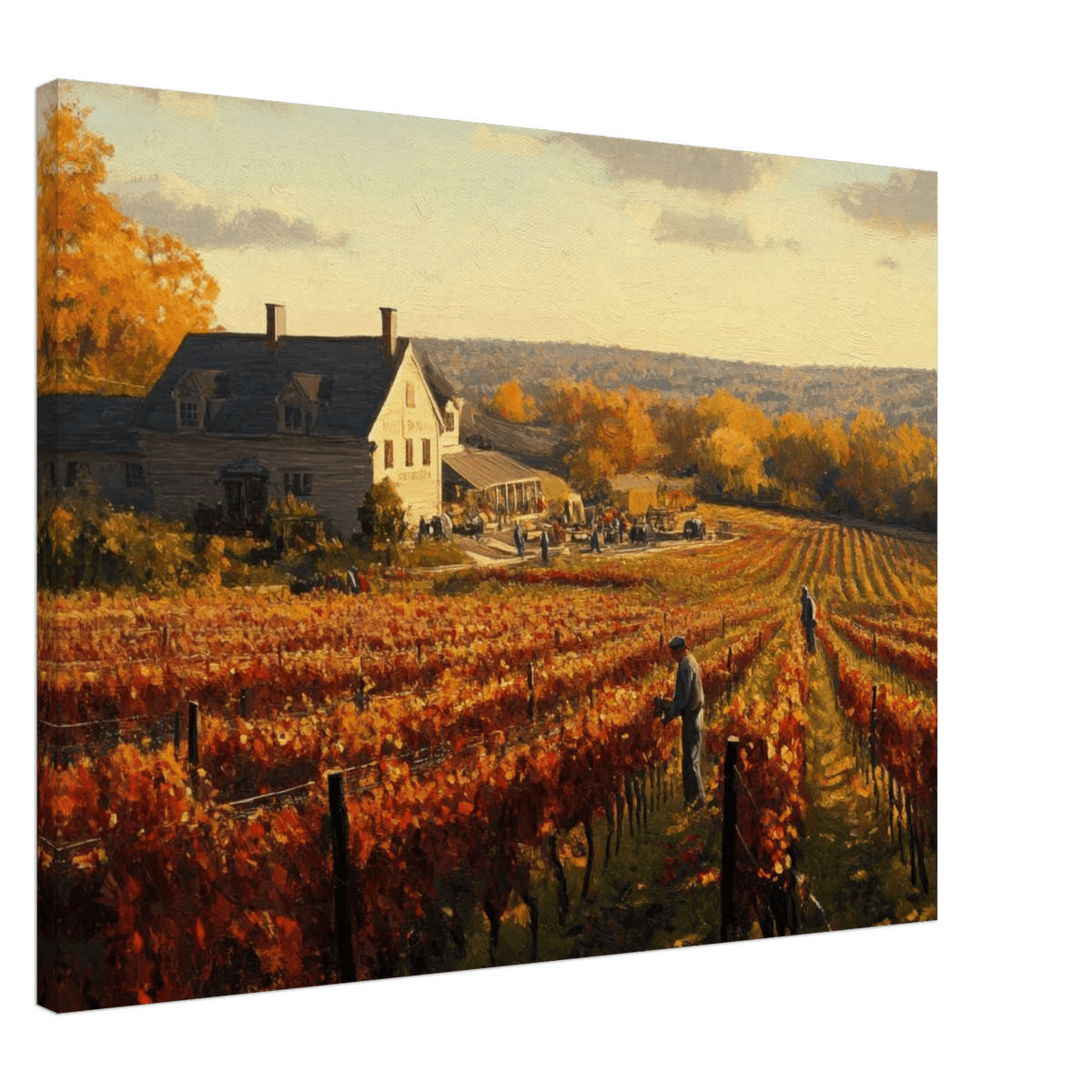 Autumn Vineyard Harvest A picturesque vineyards 3 - Shop Ai Art WebShop - Digital Art online Store