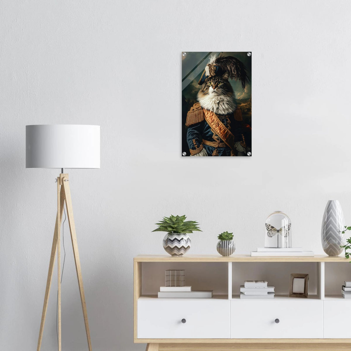 Baroque Military Commander Cat A fierce - looking 4 - Shop Ai Art WebShop - Digital Art online Store