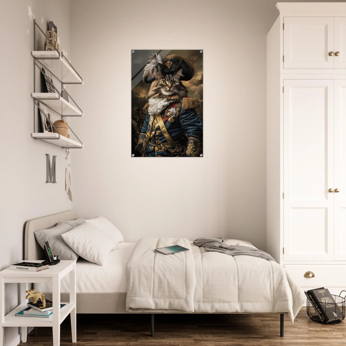Baroque Military Commander Cat A fierce - looking 7 - Shop Ai Art WebShop - Digital Art online Store