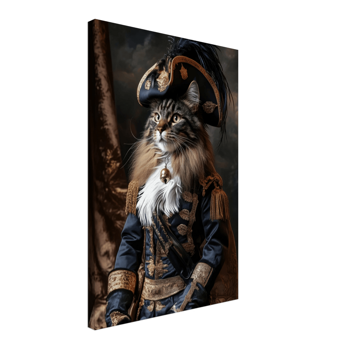 Baroque Military Commander Cat A fierce - looking - Shop Ai Art WebShop - Digital Art online Store