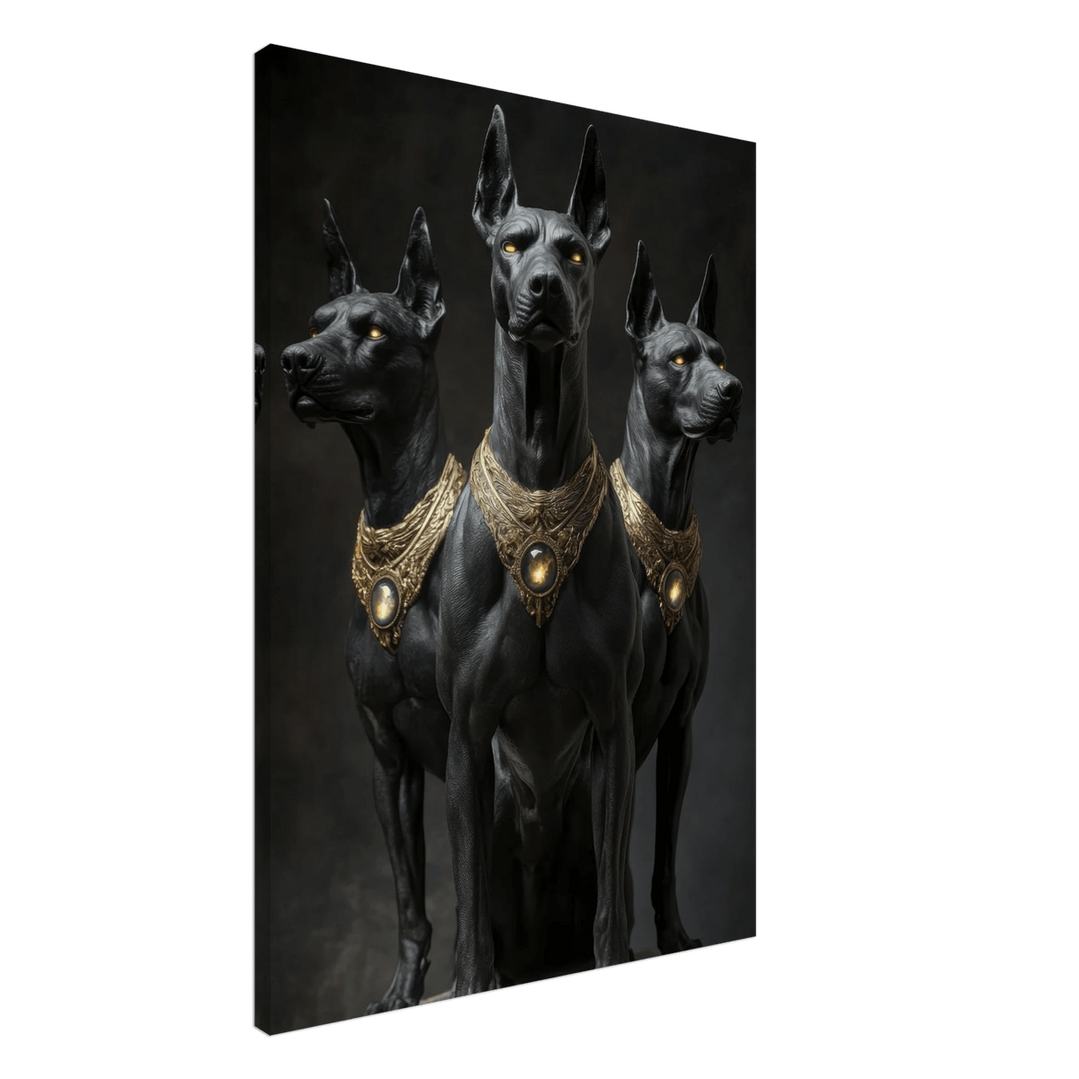 Cerberus the three Fantasy Dog Art - Shop Ai Art WebShop - Digital Art online Store