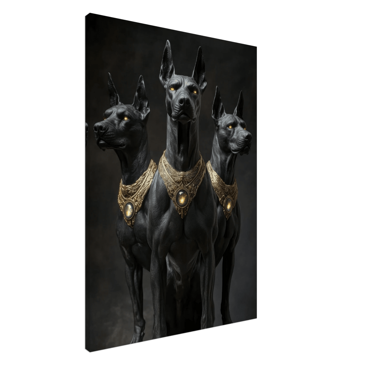 Cerberus the three Fantasy Dog Art - Shop Ai Art WebShop - Digital Art online Store