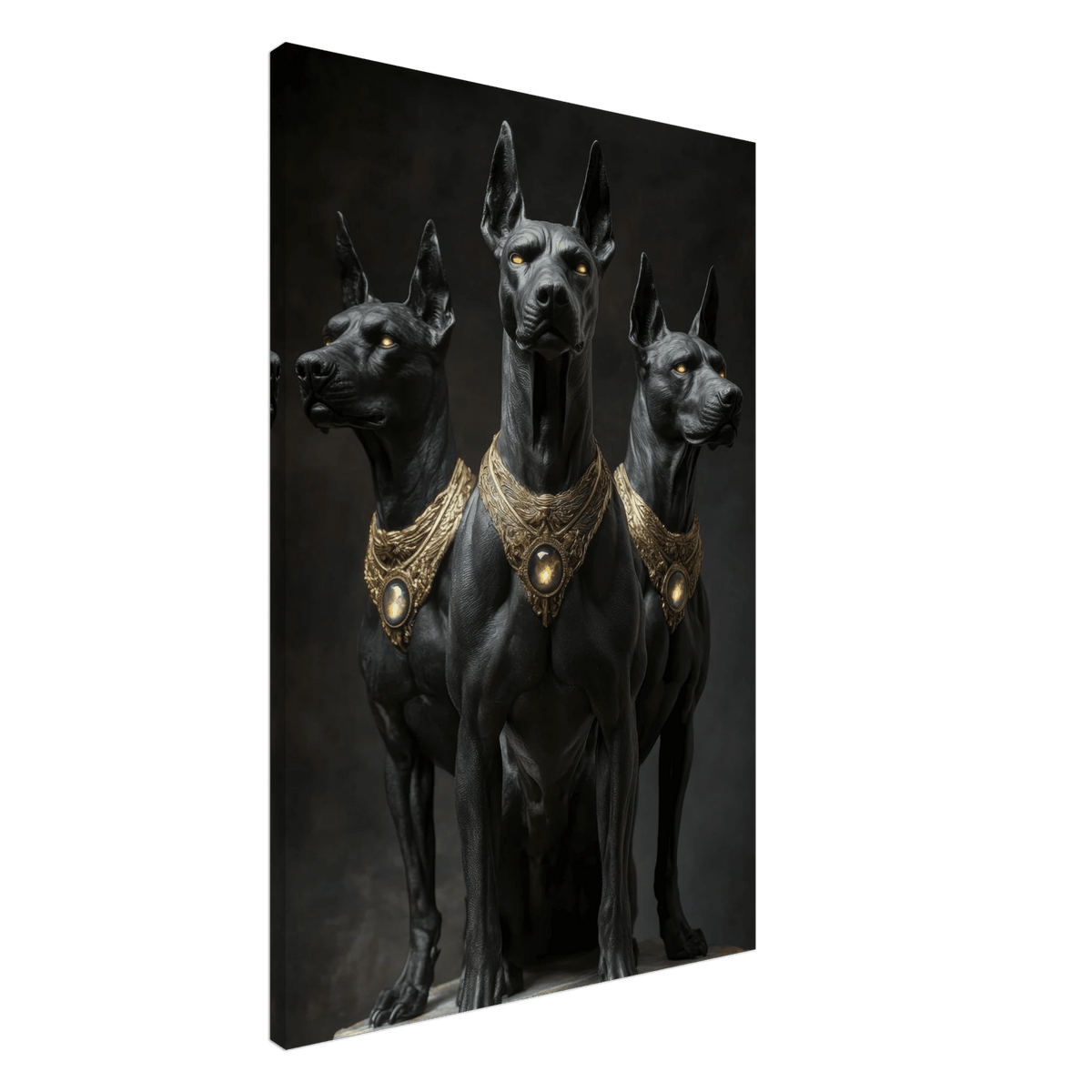 Cerberus the three Fantasy Dog Art - Shop Ai Art WebShop - Digital Art online Store