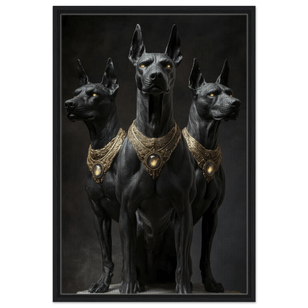 Cerberus the three Fantasy Dog Art - Shop Ai Art WebShop - Digital Art online Store