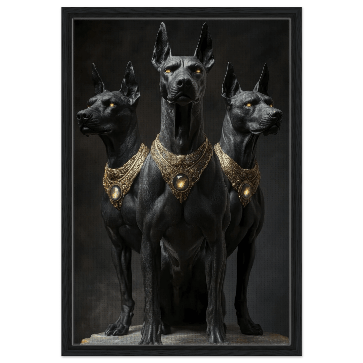 Cerberus the three Fantasy Dog Art - Shop Ai Art WebShop - Digital Art online Store