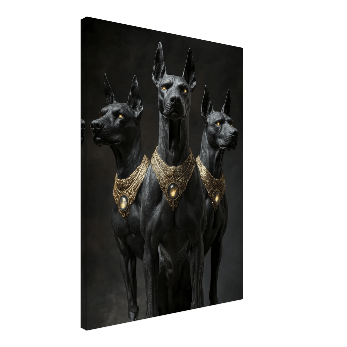 Cerberus the three Fantasy Dog Art - Shop Ai Art WebShop - Digital Art online Store