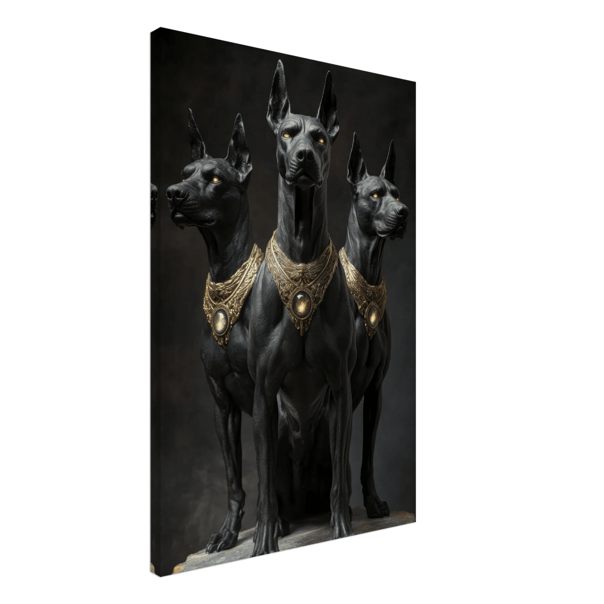 Cerberus the three Fantasy Dog Art - Shop Ai Art WebShop - Digital Art online Store