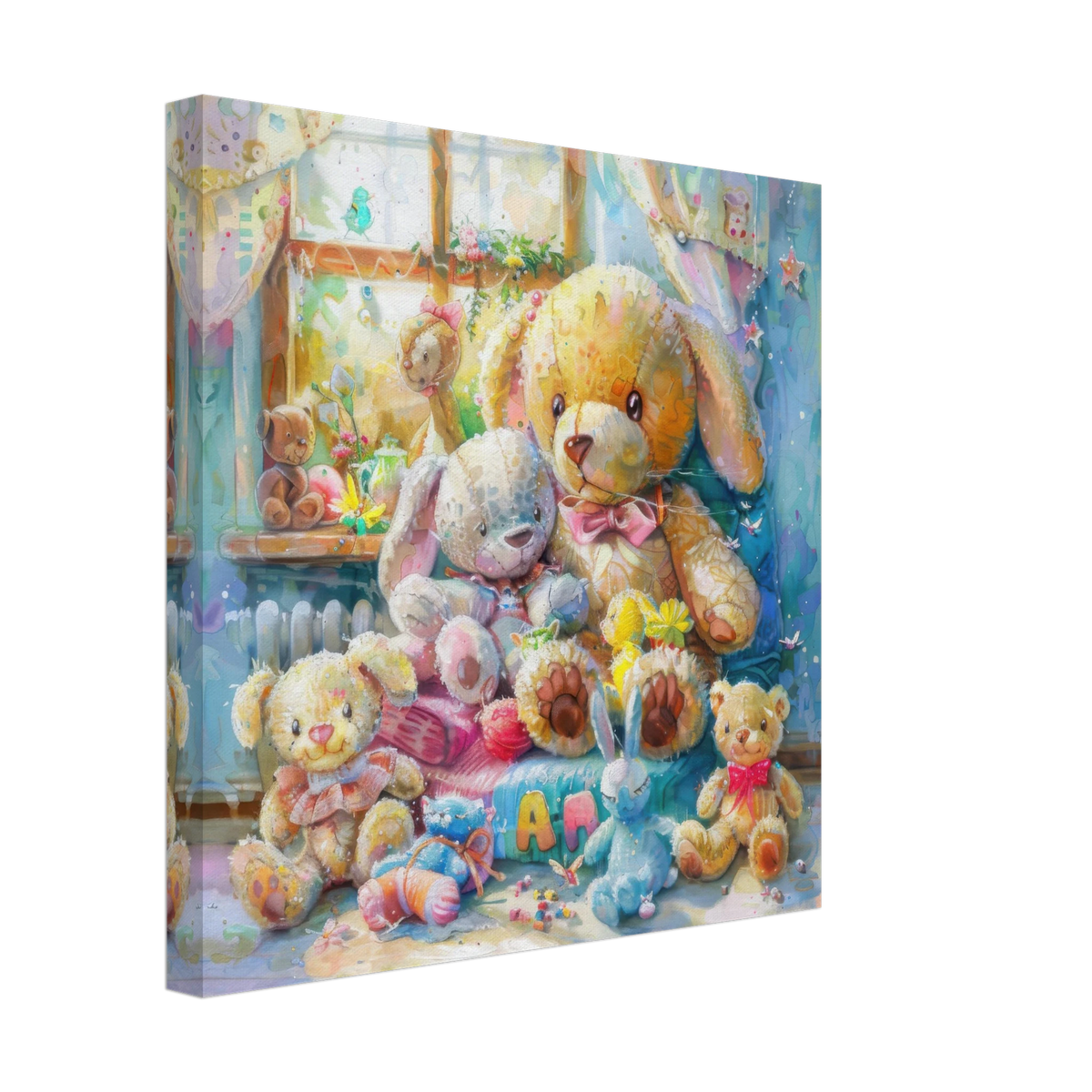 Children Kids Room Art Cozy Cuddle Bears - Shop Ai Art WebShop - Digital Art online Store