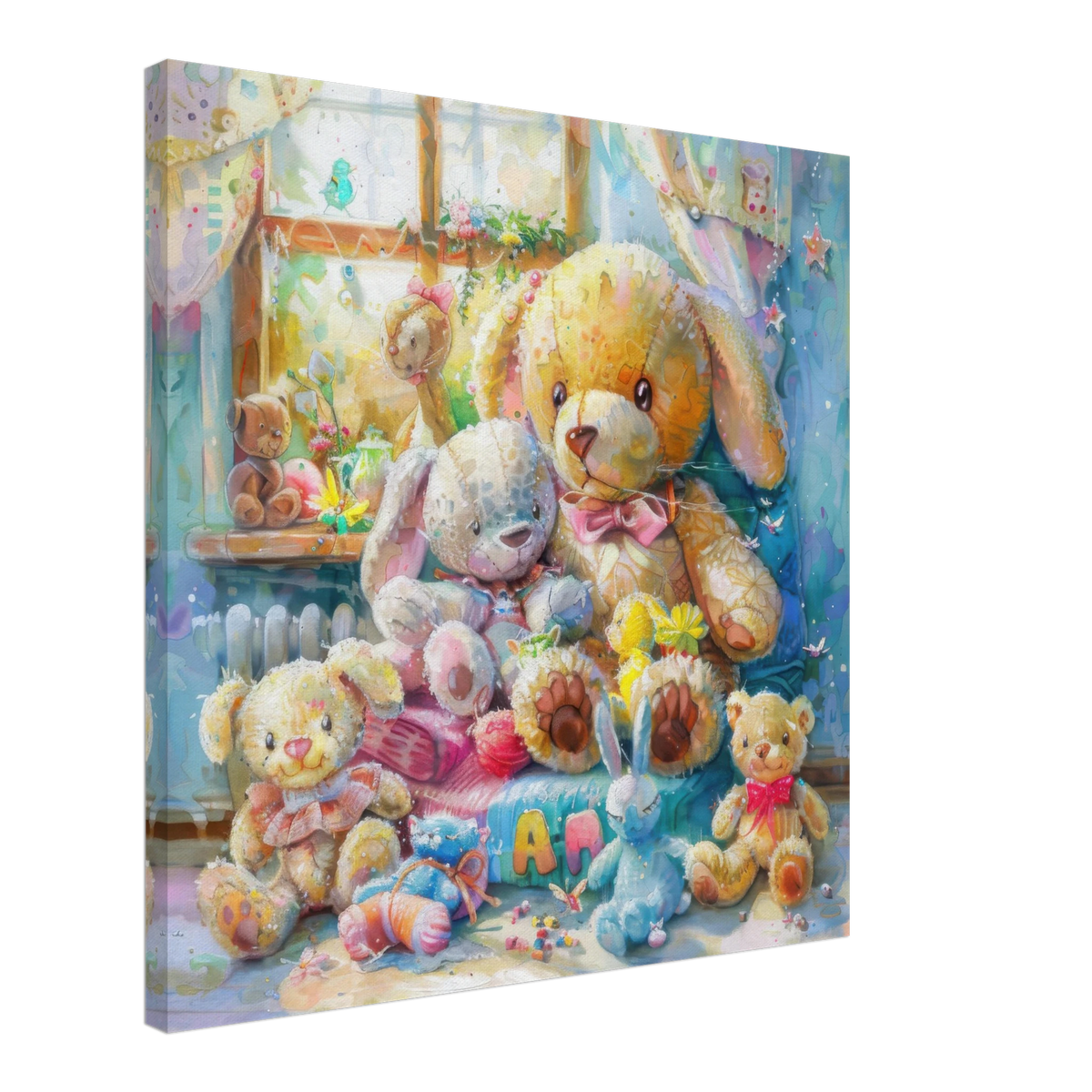 Children Kids Room Art Cozy Cuddle Bears - Shop Ai Art WebShop - Digital Art online Store