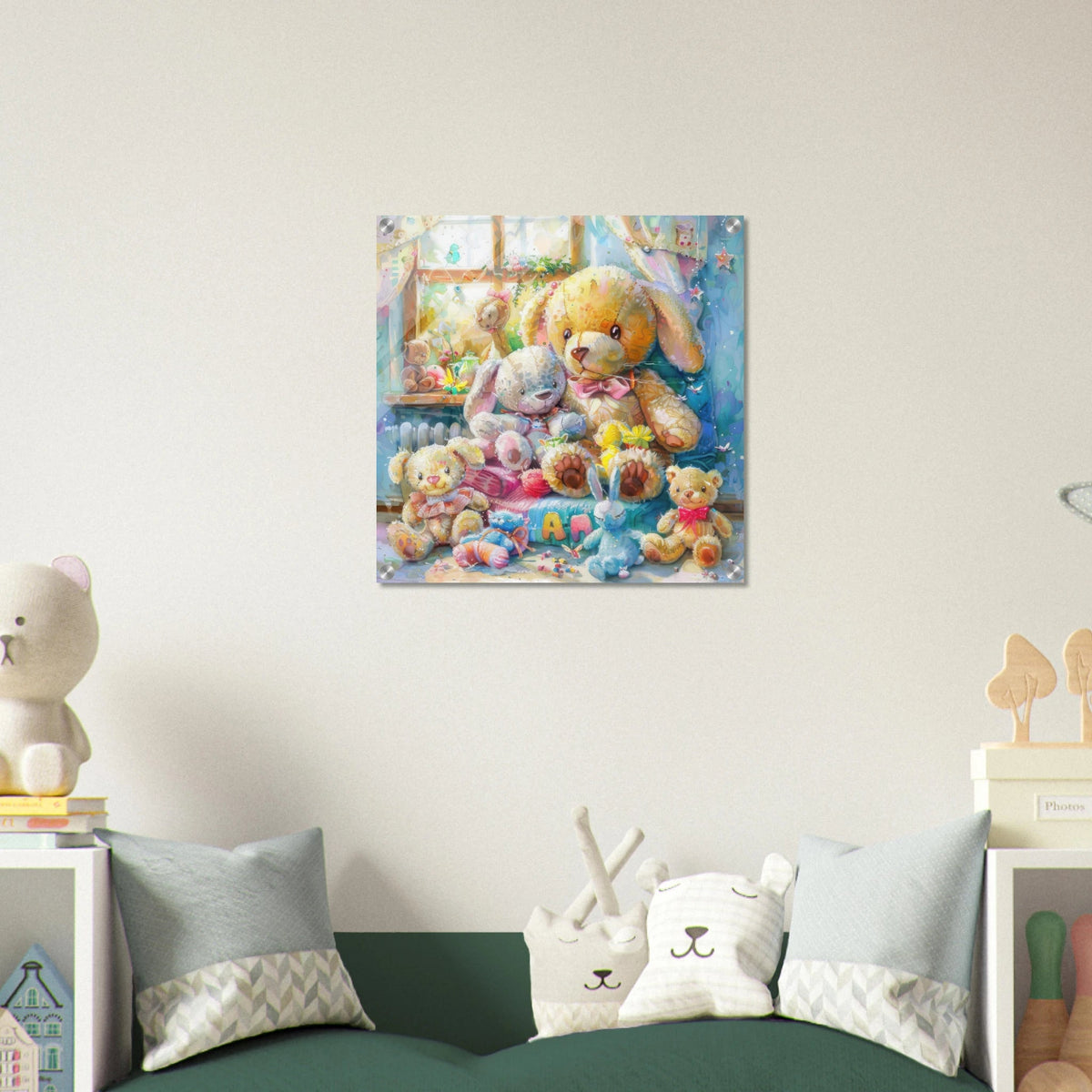 Children Kids Room Art Cozy Cuddle Bears - Shop Ai Art WebShop - Digital Art online Store