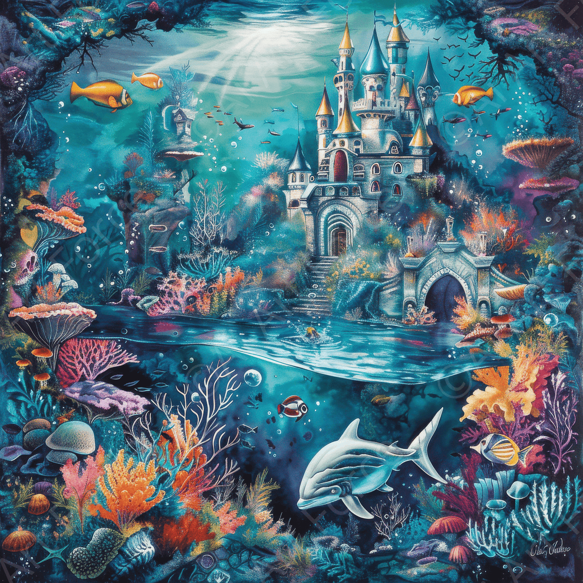 Children Kids Room Art Fantasy Land 13 - Shop Ai Art WebShop - Digital Art online Store