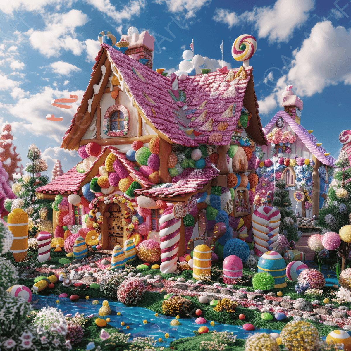 Children Kids Room Art Fantasy Land 8 - Shop Ai Art WebShop - Digital Art online Store