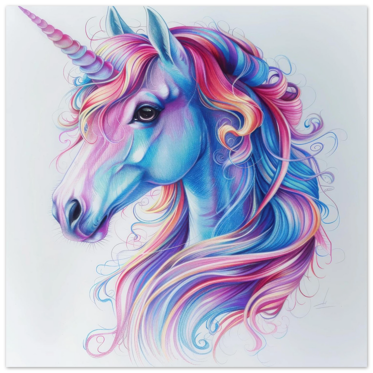 Children Kids Room Art Unicorn Fantasy 2 - Shop Ai Art WebShop - Digital Art online Store