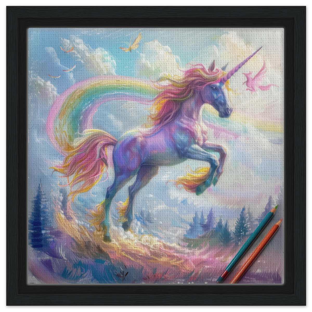 Children Kids Room Art Unicorn Fantasy 3 - Shop Ai Art WebShop - Digital Art online Store