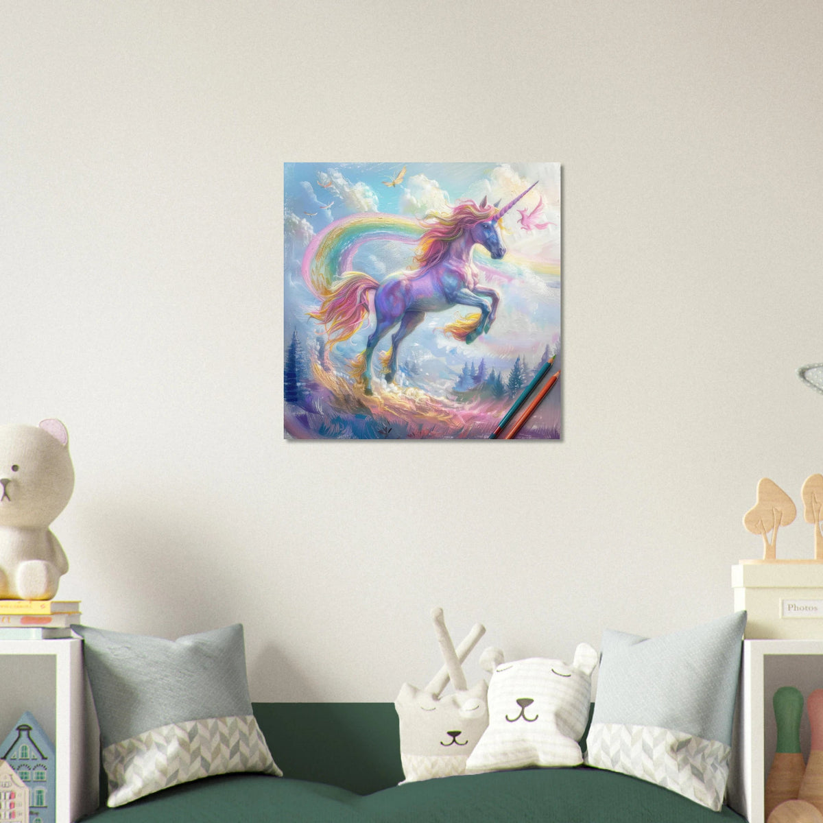 Children Kids Room Art Unicorn Fantasy 3 - Shop Ai Art WebShop - Digital Art online Store