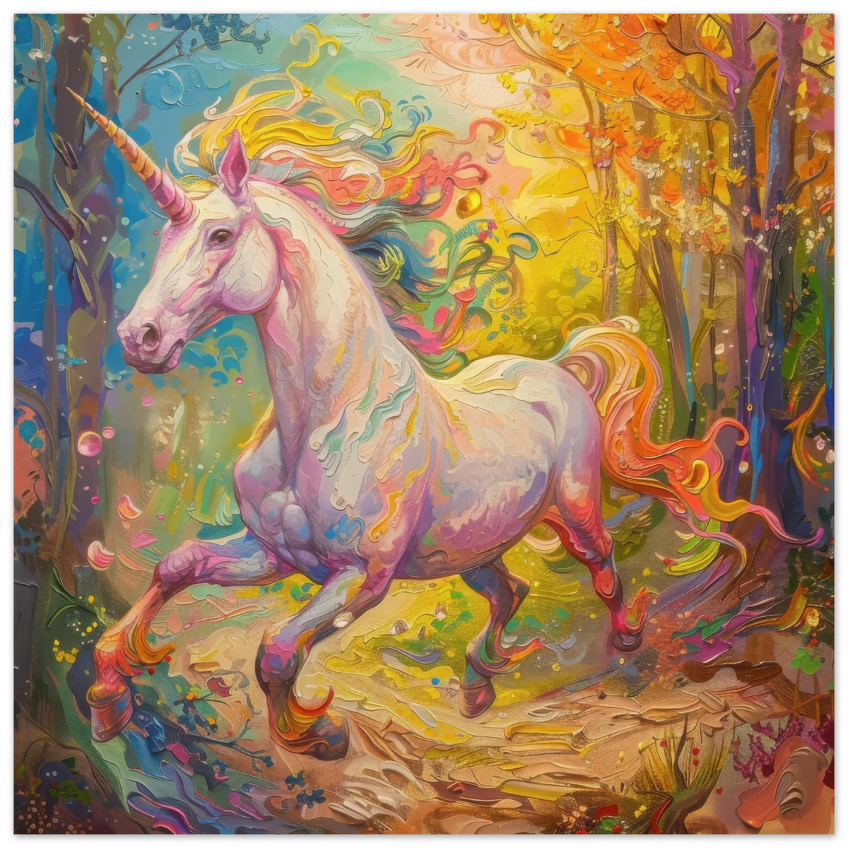 Children Kids Room Art Unicorn Fantasy 7 - Shop Ai Art WebShop - Digital Art online Store