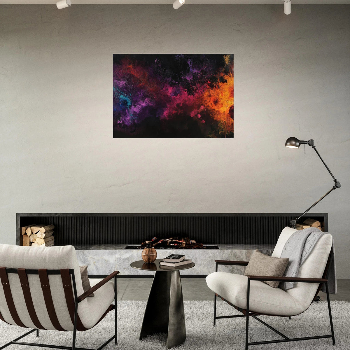 Chromatic Abyss A dark infinite void punctured 2 - Shop Ai Art WebShop - Digital Art online Store
