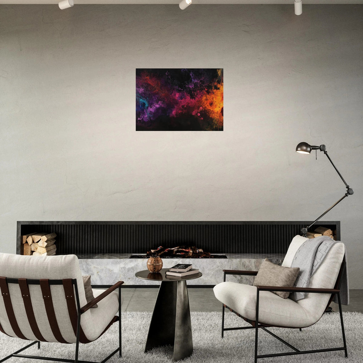 Chromatic Abyss A dark infinite void punctured 2 - Shop Ai Art WebShop - Digital Art online Store