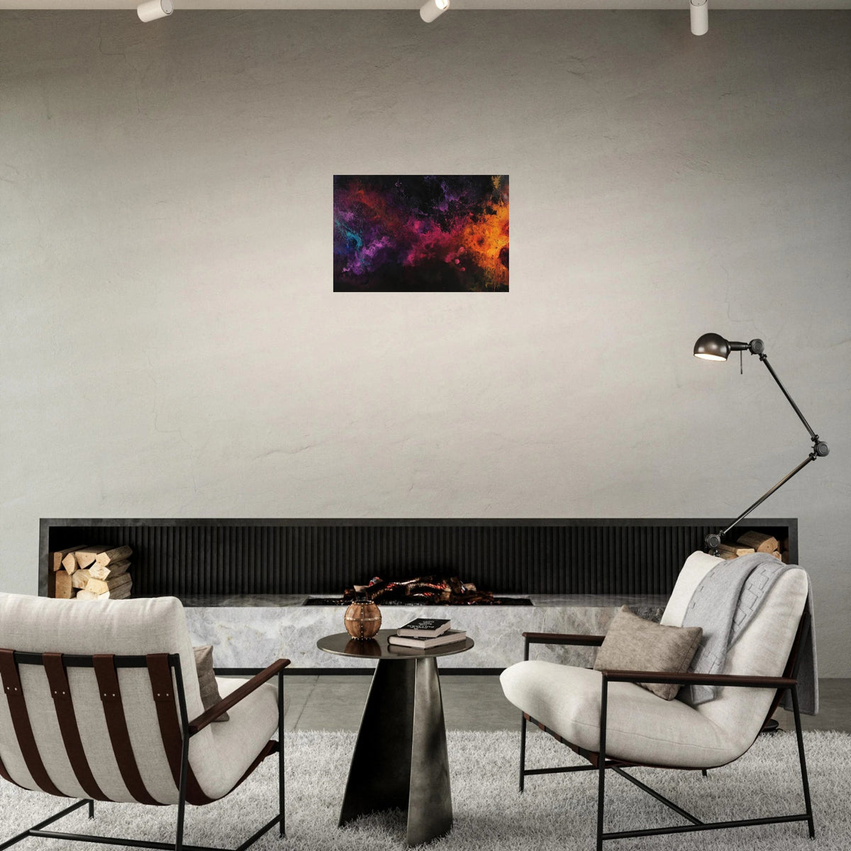 Chromatic Abyss A dark infinite void punctured 2 - Shop Ai Art WebShop - Digital Art online Store