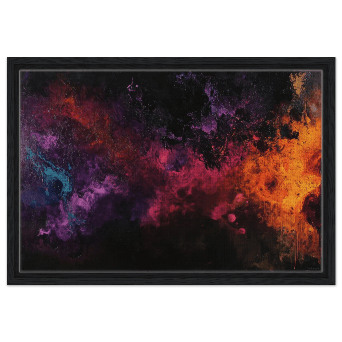 Chromatic Abyss A dark infinite void punctured 2 - Shop Ai Art WebShop - Digital Art online Store