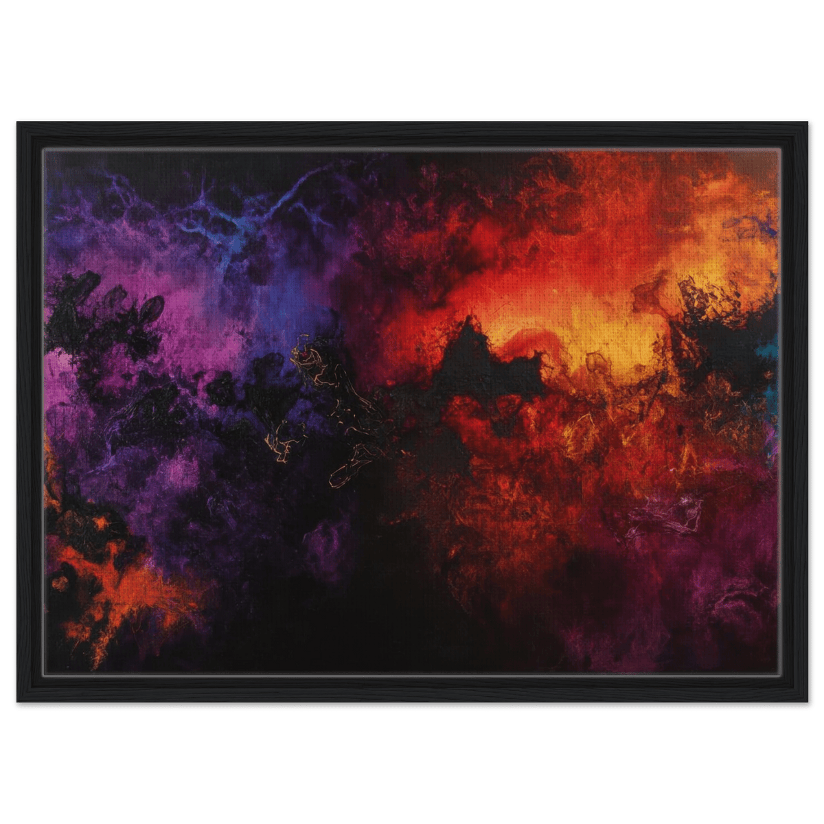 Chromatic Abyss A dark infinite void punctured 3 - Shop Ai Art WebShop - Digital Art online Store