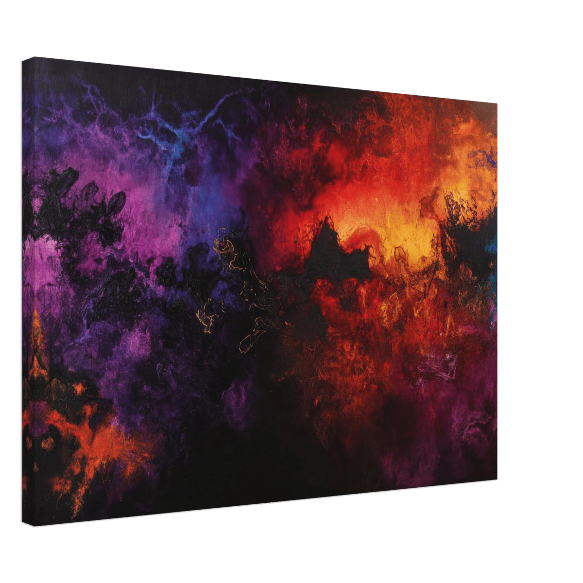 Chromatic Abyss A dark infinite void punctured 3 - Shop Ai Art WebShop - Digital Art online Store