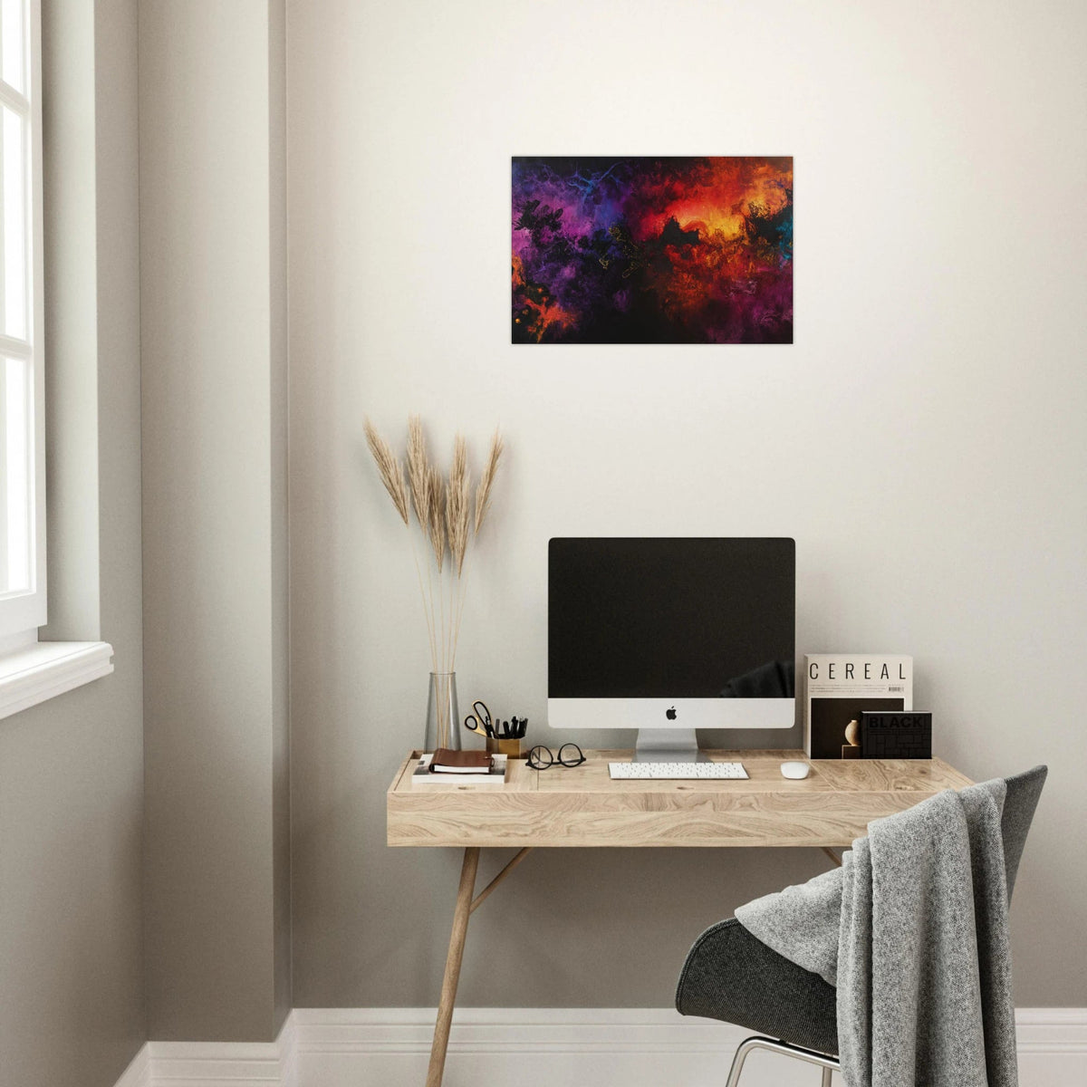 Chromatic Abyss A dark infinite void punctured 3 - Shop Ai Art WebShop - Digital Art online Store