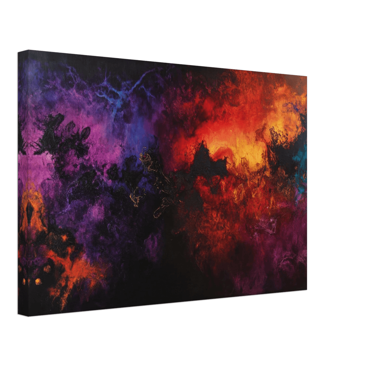 Chromatic Abyss A dark infinite void punctured 3 - Shop Ai Art WebShop - Digital Art online Store