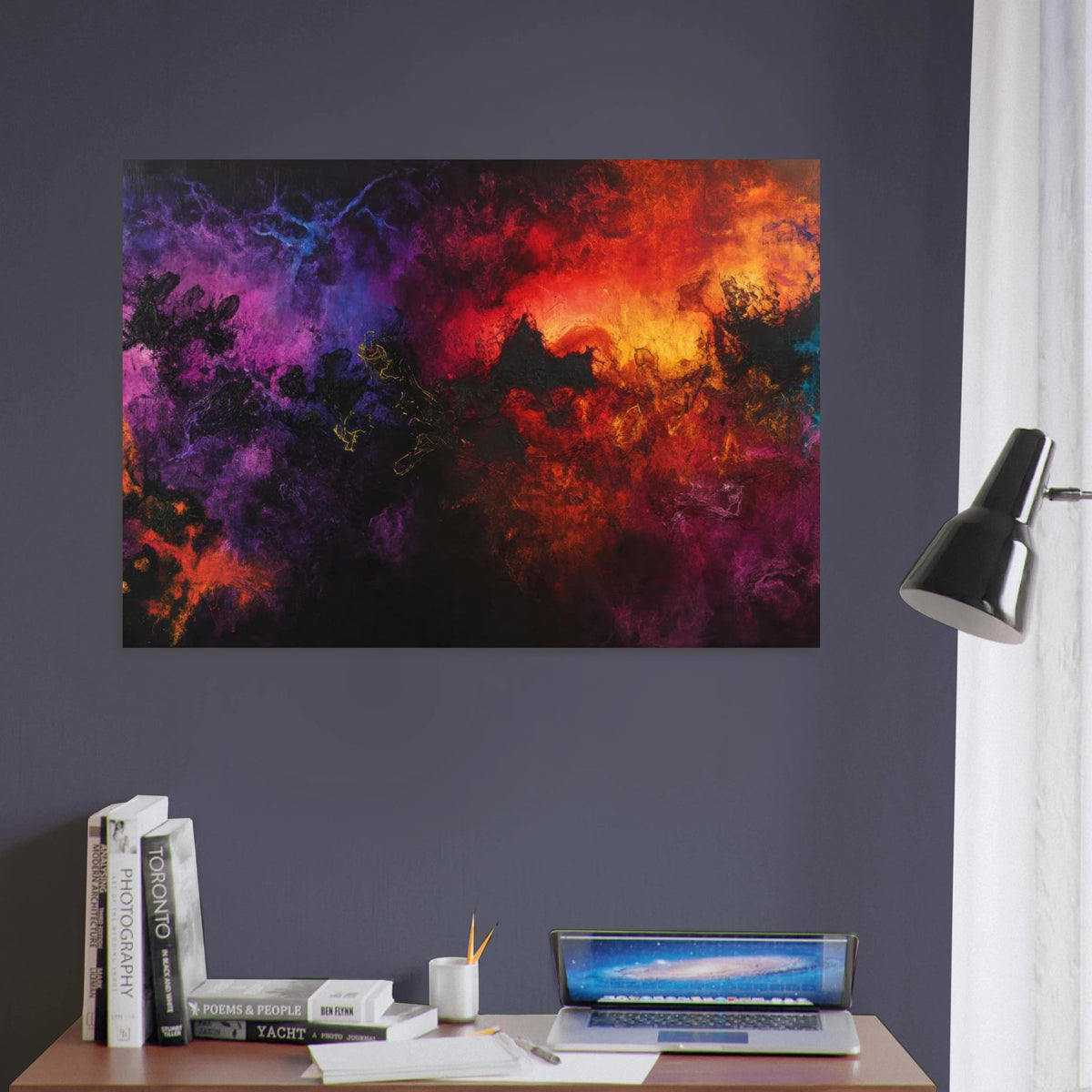 Chromatic Abyss A dark infinite void punctured 3 - Shop Ai Art WebShop - Digital Art online Store