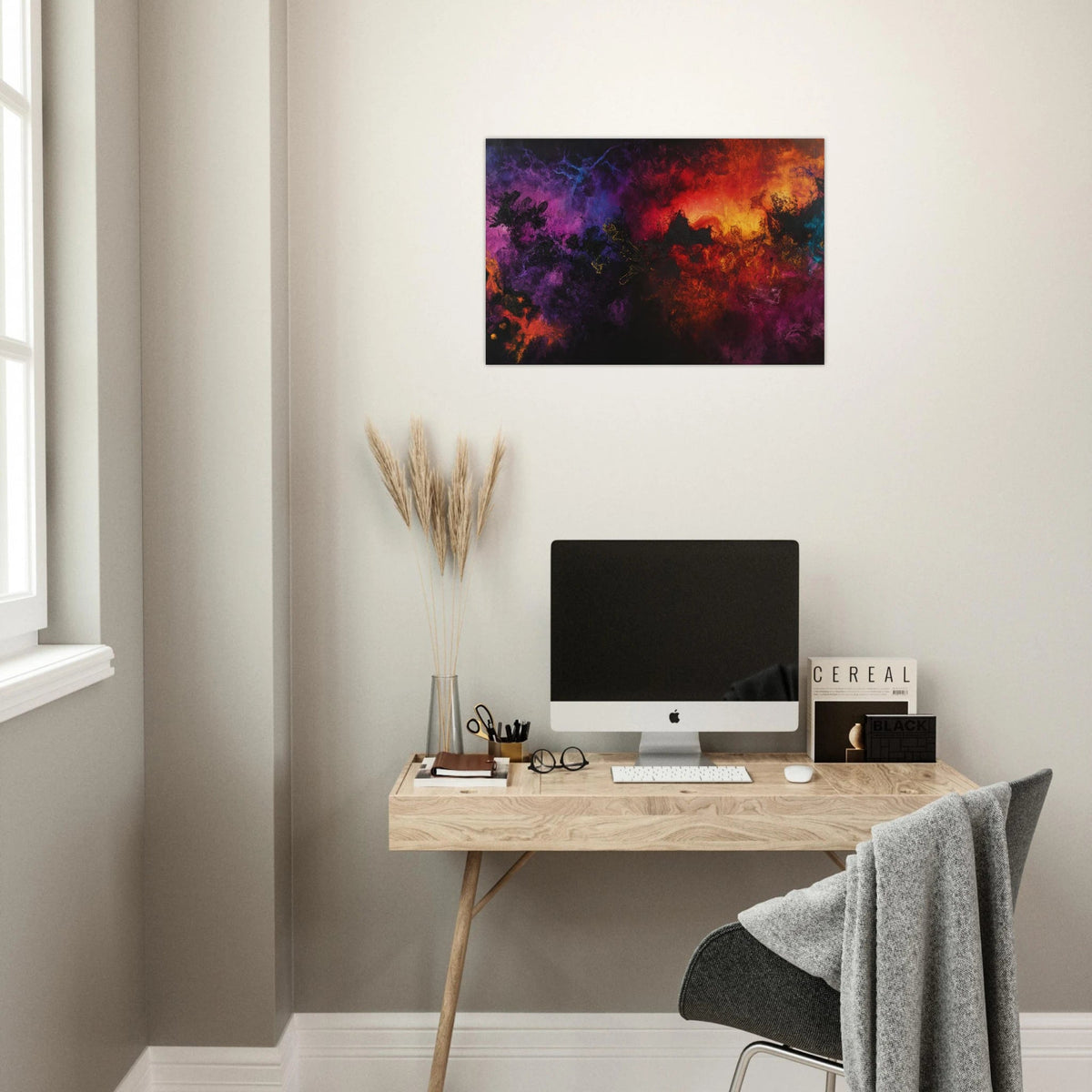 Chromatic Abyss A dark infinite void punctured 3 - Shop Ai Art WebShop - Digital Art online Store