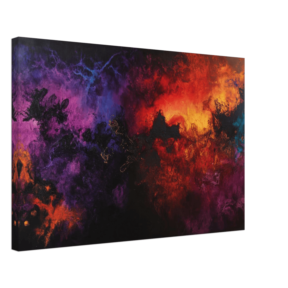 Chromatic Abyss A dark infinite void punctured 3 - Shop Ai Art WebShop - Digital Art online Store