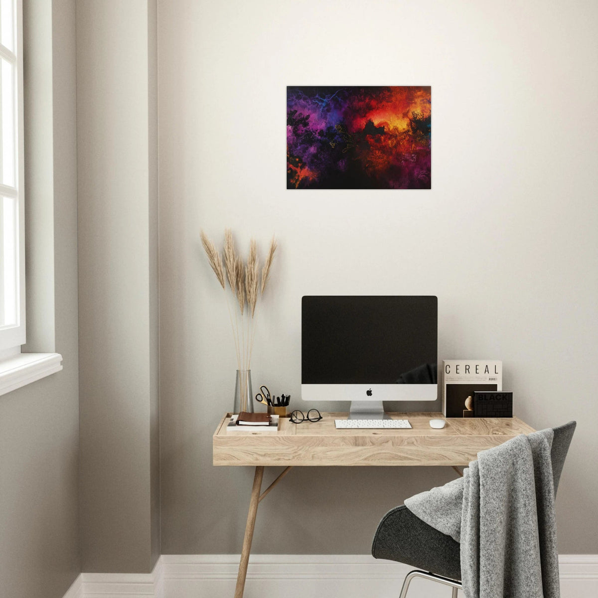 Chromatic Abyss A dark infinite void punctured 3 - Shop Ai Art WebShop - Digital Art online Store