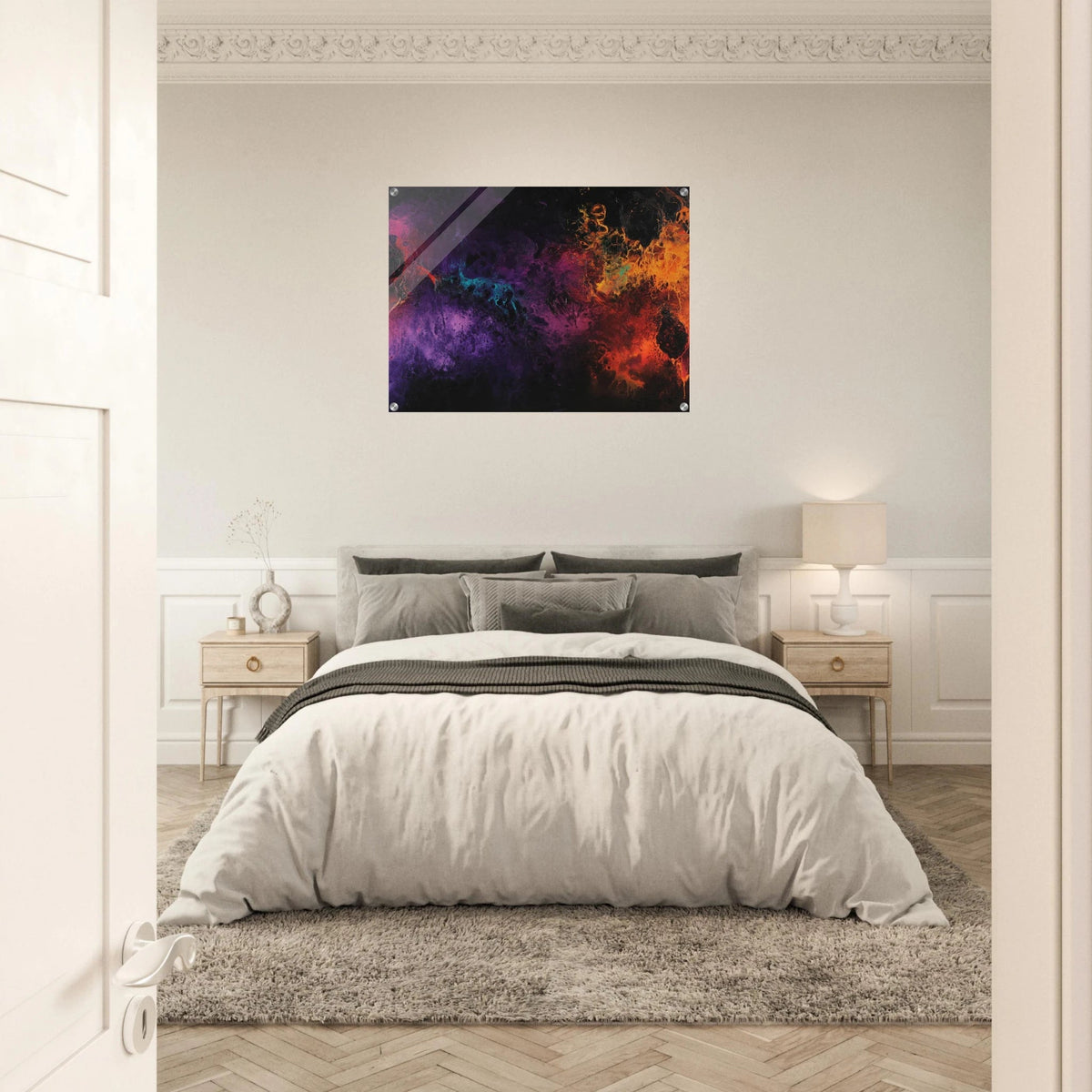 Chromatic Abyss A dark infinite void punctured 4 - Shop Ai Art WebShop - Digital Art online Store